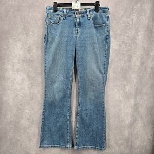 Levi's Strauss Blue Low Rise Bootcut Flare Blue Denim Pants Jeans Short‎ 8
